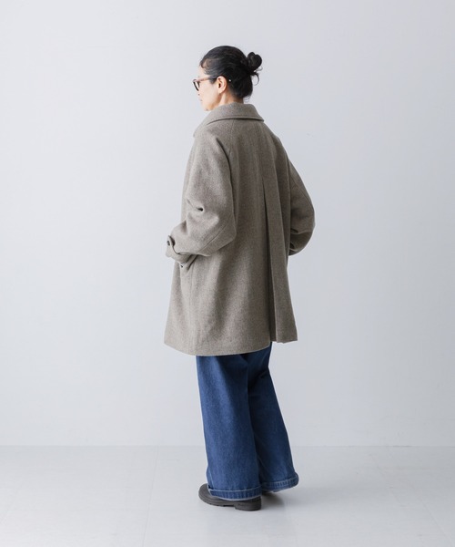 かぐれ（カグレ）の「バックタックフレンチウールショートコート