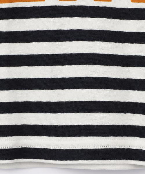 green label relaxing（グリーンレーベルリラクシング）の「サキゾメボーダー LIKE 5L◆（Tシャツ/カットソー・キッズ・オリーブ/ネイビー・135/105/125/115/95）」の8枚目の写真