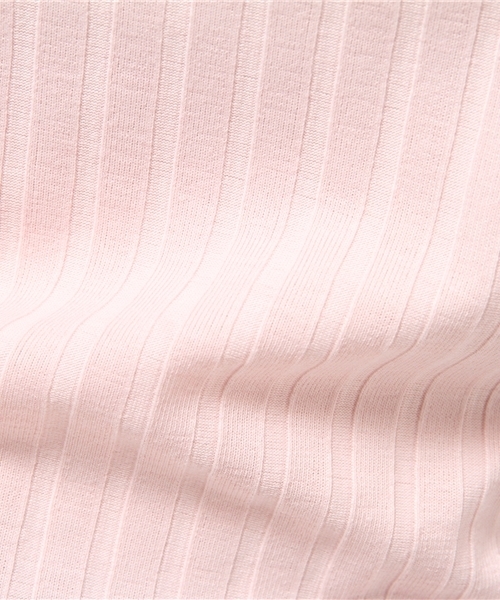 RAY CASSIN（レイカズン）の「Ｖネックワイドリブプルオーバー（Tシャツ/カットソー・レディース・ピンク/杢グレー/オフホワイト・FREE）」の6枚目の写真