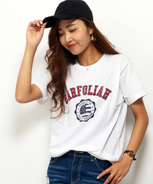 VENCEEXCHANGE | カレッジロゴプリント半袖クルーネックT(Tシャツ/カットソー)