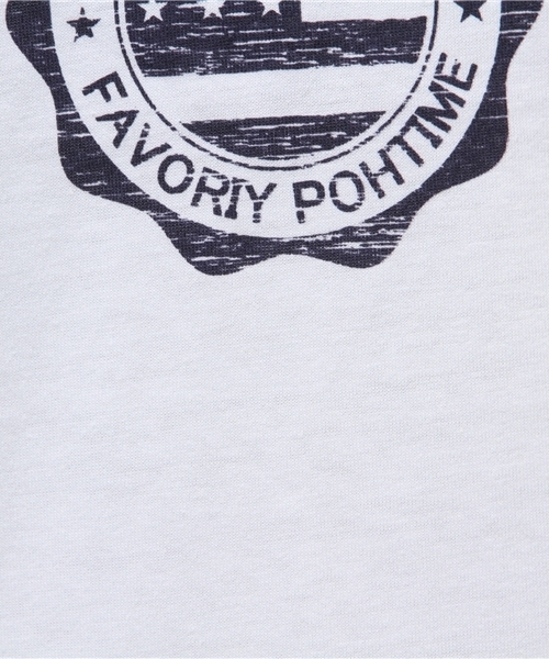 VENCEEXCHANGE（ヴァンスエクスチェンジ）の「カレッジロゴプリント半袖クルーネックT（Tシャツ/カットソー・レディース・ネイビー/オフホワイト/グレー・MEDIUM）」の7枚目の写真