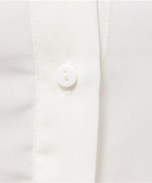 MOUSSY（マウジー）の「BALLOON SLEEVE CHIFFON DRESS F（シャツ/ブラウス・レディース・ホワイト/ブラック・FREE）」の10枚目の写真