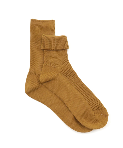 Right-on（ライトオン）の「【Right-on Basic】2WAY無地ソックス（ソックス/靴下・レディース・ライトベージュ/ブラック/ライトグレー/レッド/マスタード/ダークグレー/B/ダークグリーン/ワイン/オフホワイト・23-25）」の7枚目の写真