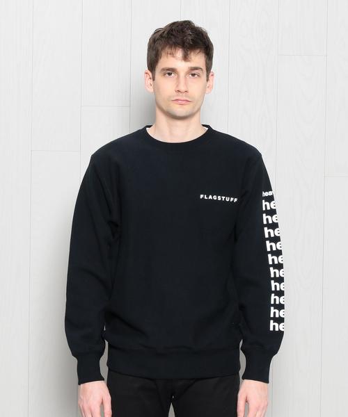 フラッグスタッフ×ビューティーアンドユース　ユナイテッドアローズ　スウェット　L BEAUTY\u0026YOUTH UNITED ARROWS - FLAGSTAFF×UNITED ARROWS プリント