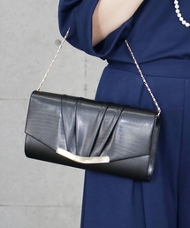 reca | 《結婚式やパーティーに》3WAYチェーン付クロコ柄クラッチバッグ(クラッチバッグ)