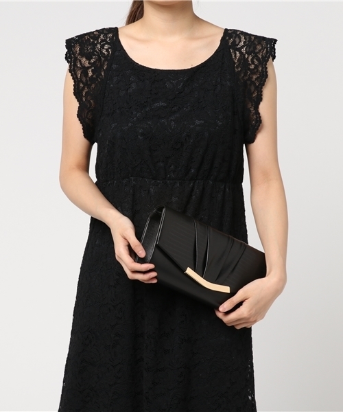 reca（レカ）の「《結婚式やパーティーに》3WAYチェーン付クロコ柄クラッチバッグ（クラッチバッグ・レディース・ブラック/ベージュ・FREE）」の8枚目の写真