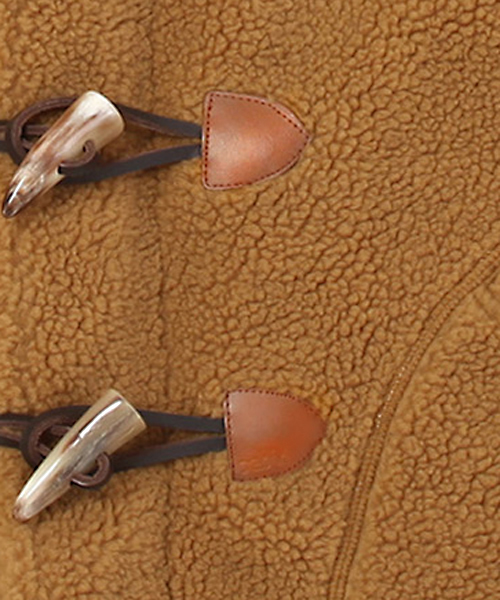 X-girl(エックスガール)の「BOA DUFFLE COAT(ダッフルコート・レディース・ブラック/ベージュ/ネイビー・1/2)」の7枚目の写真