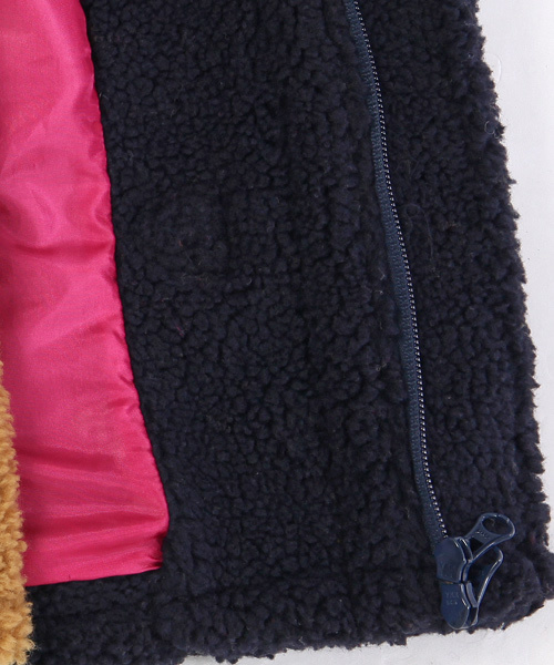 X-girl(エックスガール)の「BOA DUFFLE COAT(ダッフルコート・レディース・ブラック/ベージュ/ネイビー・1/2)」の12枚目の写真