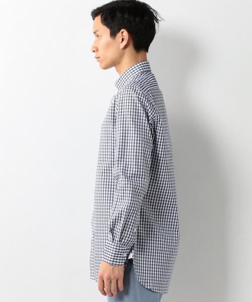 UNITED ARROWS（ユナイテッドアローズ）の「UDET カラミ カラー チェック BD シャツ ◆（シャツ/ブラウス・メンズ・ネイビー/ケリー・37cm/39cm/40cm/43cm/36cm/38cm/42cm/41cm）」の5枚目の写真