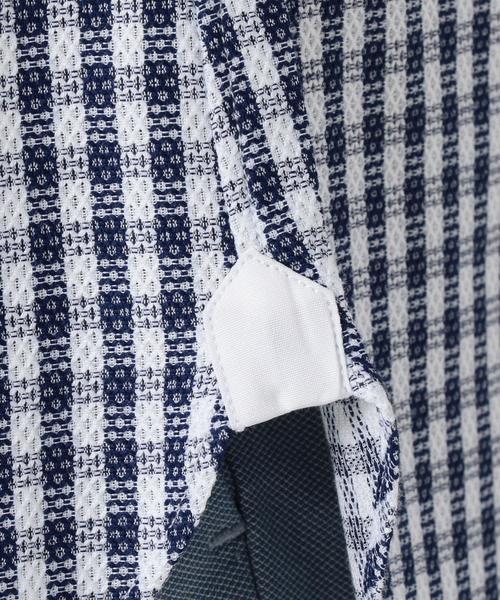 UNITED ARROWS（ユナイテッドアローズ）の「UDET カラミ カラー チェック BD シャツ ◆（シャツ/ブラウス・メンズ・ネイビー/ケリー・37cm/39cm/40cm/43cm/36cm/38cm/42cm/41cm）」の12枚目の写真