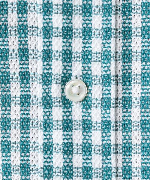 UNITED ARROWS（ユナイテッドアローズ）の「UDET カラミ カラー チェック BD シャツ ◆（シャツ/ブラウス・メンズ・ネイビー/ケリー・37cm/39cm/40cm/43cm/36cm/38cm/42cm/41cm）」の15枚目の写真