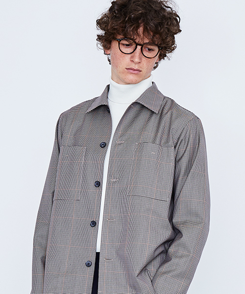 UNITED TOKYO（ユナイテッドトウキョウ）の「ビックポケットシャツ２（ブルゾン・メンズ・ダークブラウン/ブラック・1/2/3）」の2枚目の写真