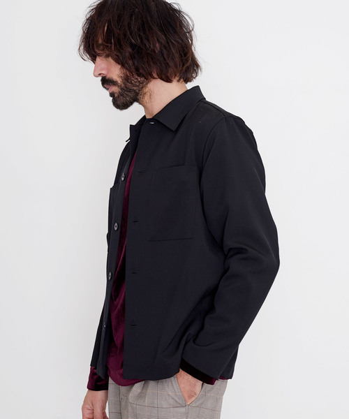 UNITED TOKYO（ユナイテッドトウキョウ）の「ビックポケットシャツ２（ブルゾン・メンズ・ダークブラウン/ブラック・1/2/3）」の3枚目の写真