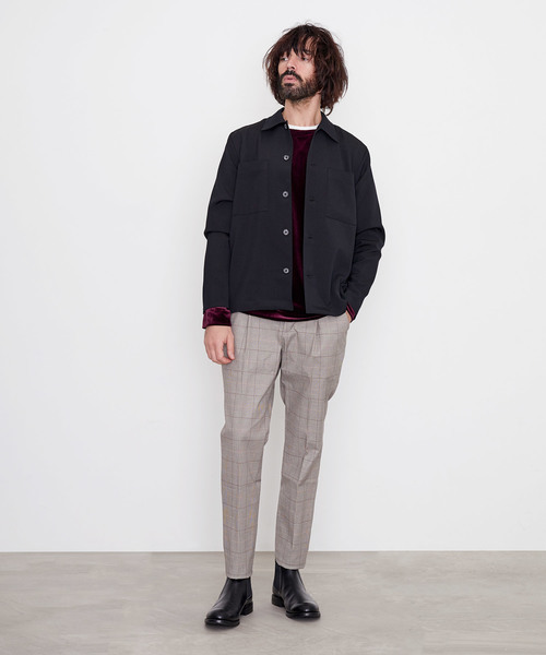 UNITED TOKYO（ユナイテッドトウキョウ）の「ビックポケットシャツ２（ブルゾン・メンズ・ダークブラウン/ブラック・1/2/3）」の5枚目の写真