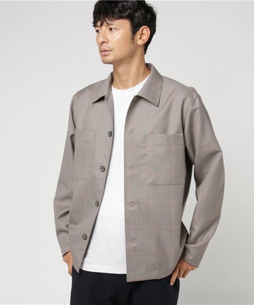 UNITED TOKYO（ユナイテッドトウキョウ）の「ビックポケットシャツ２（ブルゾン・メンズ・ダークブラウン/ブラック・1/2/3）」の8枚目の写真