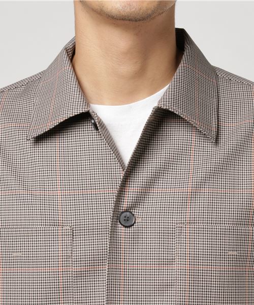 UNITED TOKYO（ユナイテッドトウキョウ）の「ビックポケットシャツ２（ブルゾン・メンズ・ダークブラウン/ブラック・1/2/3）」の10枚目の写真