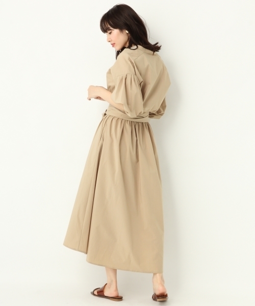 A part by（アパートバイ）の「PoCoスキッパーBRワンピース 　786896（ワンピース・レディース・ベージュ/ネイビー/ホワイト系その他/ブラック系その他・FREE）」の16枚目の写真