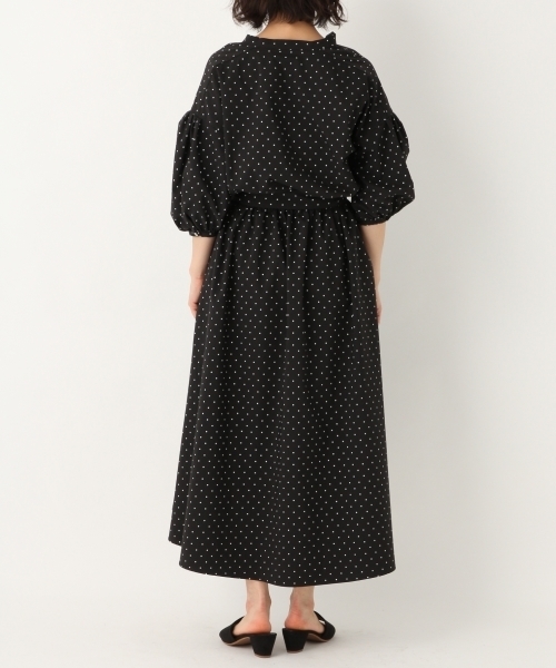 A part by（アパートバイ）の「PoCoスキッパーBRワンピース 　786896（ワンピース・レディース・ベージュ/ネイビー/ホワイト系その他/ブラック系その他・FREE）」の8枚目の写真