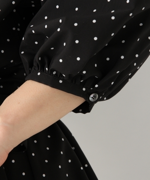 A part by（アパートバイ）の「PoCoスキッパーBRワンピース 　786896（ワンピース・レディース・ベージュ/ネイビー/ホワイト系その他/ブラック系その他・FREE）」の15枚目の写真