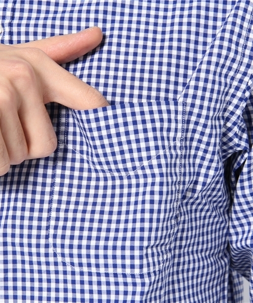BEAMS（ビームス）の「□【リコール】BEAMS / ギンガム テープ ボタンダウンシャツ/（シャツ/ブラウス・メンズ・ブラック/ブルー・SMALL/MEDIUM/LARGE/X-LARGE）」の7枚目の写真