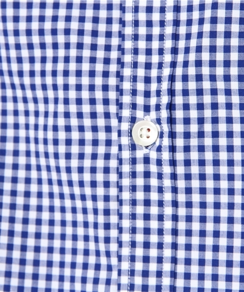 BEAMS（ビームス）の「□【リコール】BEAMS / ギンガム テープ ボタンダウンシャツ/（シャツ/ブラウス・メンズ・ブラック/ブルー・SMALL/MEDIUM/LARGE/X-LARGE）」の8枚目の写真