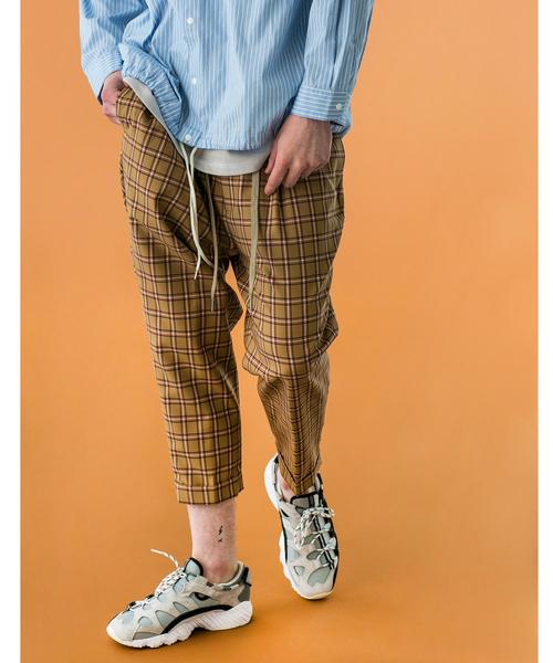 MONKEY TIME（モンキータイム）の「＜monkey time＞ TW TARTAN CHECK DROPPED ANKLE/アンクルパンツ（その他パンツ・メンズ・ベージュ・LARGE/SMALL/MEDIUM）」の4枚目の写真