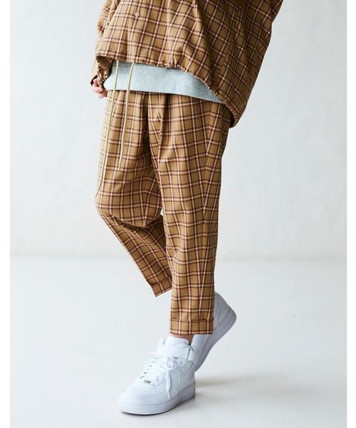MONKEY TIME（モンキータイム）の「＜monkey time＞ TW TARTAN CHECK DROPPED ANKLE/アンクルパンツ（その他パンツ・メンズ・ベージュ・LARGE/SMALL/MEDIUM）」の10枚目の写真