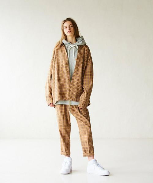 MONKEY TIME（モンキータイム）の「＜monkey time＞ TW TARTAN CHECK DROPPED ANKLE/アンクルパンツ（その他パンツ・メンズ・ベージュ・LARGE/SMALL/MEDIUM）」の7枚目の写真