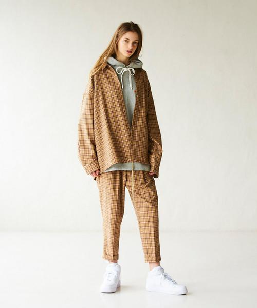 MONKEY TIME（モンキータイム）の「＜monkey time＞ TW TARTAN CHECK DROPPED ANKLE/アンクルパンツ（その他パンツ・メンズ・ベージュ・LARGE/SMALL/MEDIUM）」の14枚目の写真