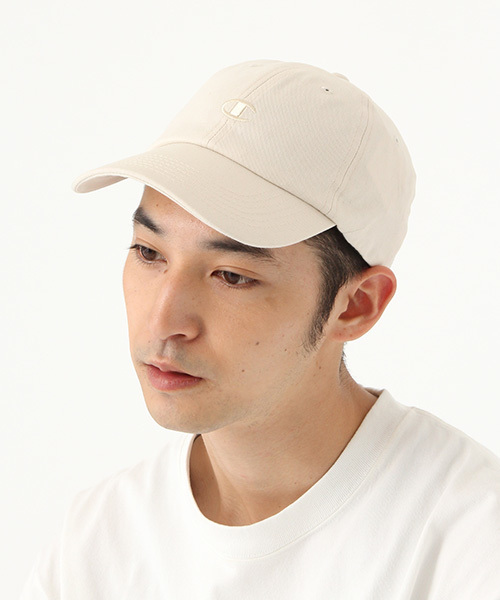 Champion（チャンピオン）の「【Champion（チャンピオン）】ツイルローキャップ（キャップ・メンズ・ピンク/ライトグリーン/ライトベージュ/チャコール・FREE）」の3枚目の写真