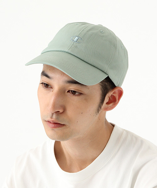 Champion（チャンピオン）の「【Champion（チャンピオン）】ツイルローキャップ（キャップ・メンズ・ピンク/ライトグリーン/ライトベージュ/チャコール・FREE）」の7枚目の写真