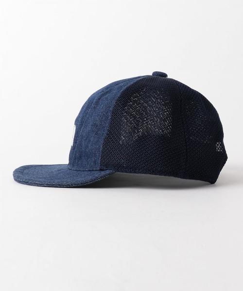 THE NORTH FACE（ザノースフェイス）の「THE NORTH FACE(ザノースフェイス)Denim Mesh Cap（キャップ・キッズ・ネイビー/ライトブルー・53-56cm）」の3枚目の写真
