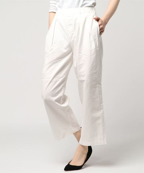 LBC（エルビーシー）の「コットンダンプゆるテーパード（その他パンツ・レディース・ホワイト/オリーブ/ネイビー/ベージュ・M/L）」の7枚目の写真