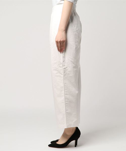 LBC（エルビーシー）の「コットンダンプゆるテーパード（その他パンツ・レディース・ホワイト/オリーブ/ネイビー/ベージュ・M/L）」の5枚目の写真