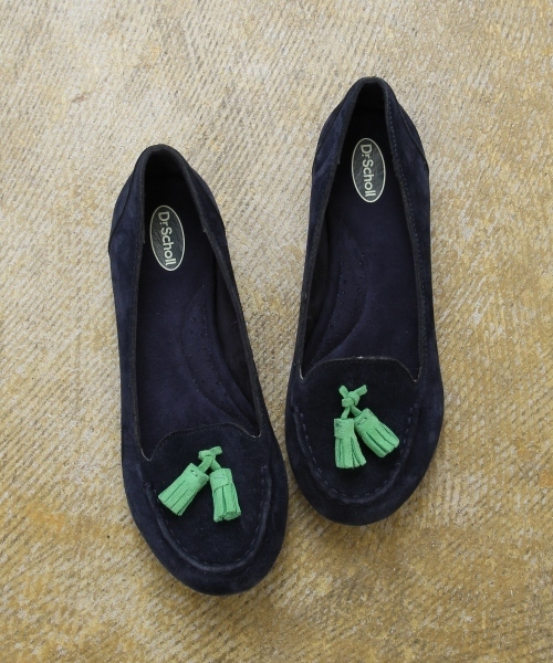 coen（コーエン）の「Dr.Scholl（ドクターショール）タッセルローファー（モカシン/デッキシューズ・レディース・ベージュ/ネイビー/レッド/ブラック・SMALL/MEDIUM/LARGE/X-LARGE）」の4枚目の写真