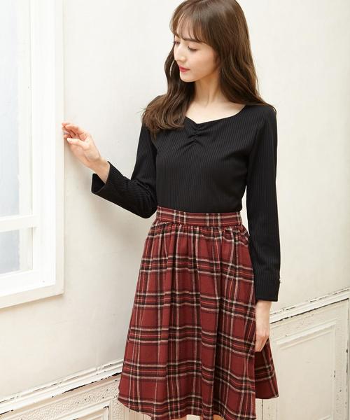 Allamanda アラマンダ の ドッキング チェック柄ワンピース ワンピース Wear