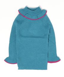 RUGGEDWORKS | 【親子お揃い】フリルタートルネック無地(ニット/セーター)