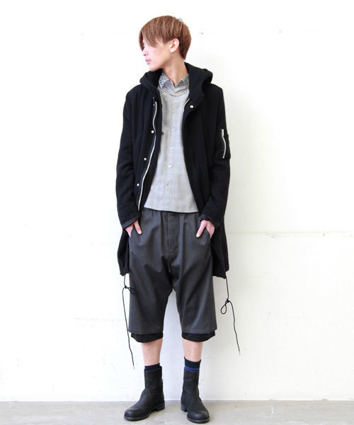 MIDWEST（ミッドウエスト）の「DISCOVERED×MIDWEST別注　縮絨モッズコート（モッズコート・メンズ・ブラック・1/2/3）」の15枚目の写真