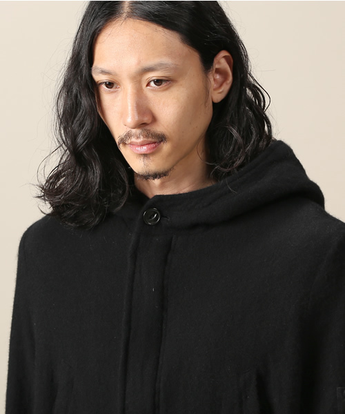 MIDWEST（ミッドウエスト）の「DISCOVERED×MIDWEST別注　縮絨モッズコート（モッズコート・メンズ・ブラック・1/2/3）」の8枚目の写真