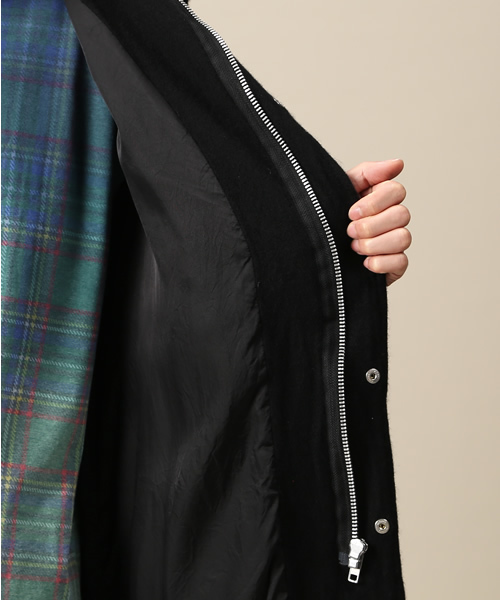 MIDWEST（ミッドウエスト）の「DISCOVERED×MIDWEST別注　縮絨モッズコート（モッズコート・メンズ・ブラック・1/2/3）」の10枚目の写真