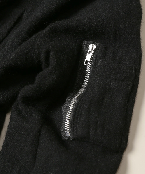 MIDWEST（ミッドウエスト）の「DISCOVERED×MIDWEST別注　縮絨モッズコート（モッズコート・メンズ・ブラック・1/2/3）」の7枚目の写真