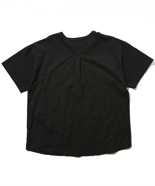 rehacer(レアセル)の「rehacer : Flower Back Tuck Wide CS / フラワー バックタック ワイド カットソー(Tシャツ/カットソー・メンズ・ホワイト/ブラック/グレー・SMALL/MEDIUM/LARGE)」の8枚目の写真