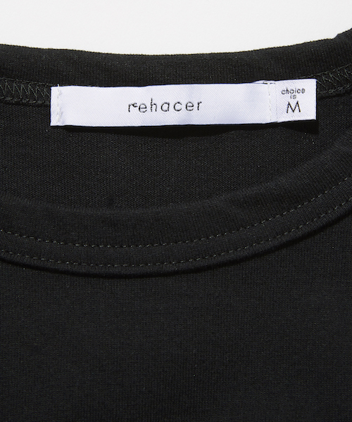 rehacer(レアセル)の「rehacer : Flower Back Tuck Wide CS / フラワー バックタック ワイド カットソー(Tシャツ/カットソー・メンズ・ホワイト/ブラック/グレー・SMALL/MEDIUM/LARGE)」の14枚目の写真