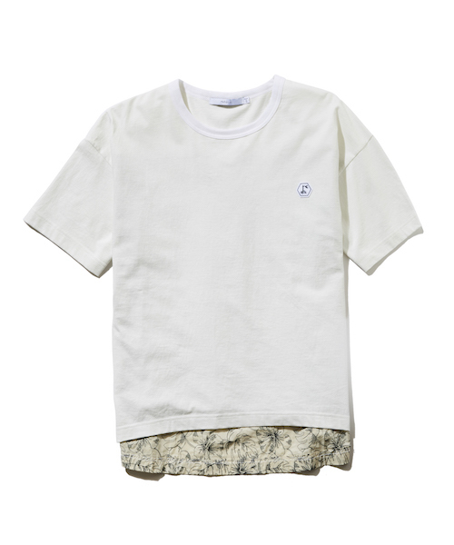 rehacer(レアセル)の「rehacer : Flower Back Tuck Wide CS / フラワー バックタック ワイド カットソー(Tシャツ/カットソー・メンズ・ホワイト/ブラック/グレー・SMALL/MEDIUM/LARGE)」の20枚目の写真