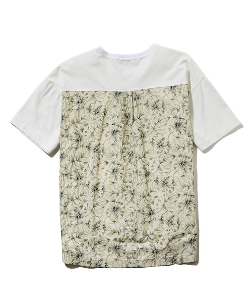 rehacer(レアセル)の「rehacer : Flower Back Tuck Wide CS / フラワー バックタック ワイド カットソー(Tシャツ/カットソー・メンズ・ホワイト/ブラック/グレー・SMALL/MEDIUM/LARGE)」の19枚目の写真