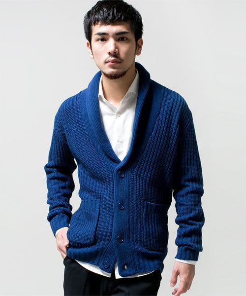 NANO universe（ナノユニバース）の「AKM×nano・universe/ Shawl-CollarCardigan（カーディガン/ボレロ・メンズ・ブラック/ダークグレー/ライトグレー/ダークブラウン/ベージュ/ダークグリーン/ブルー/ネイビー・SMALL/MEDIUM/LARGE/X-LARGE）」の16枚目の写真