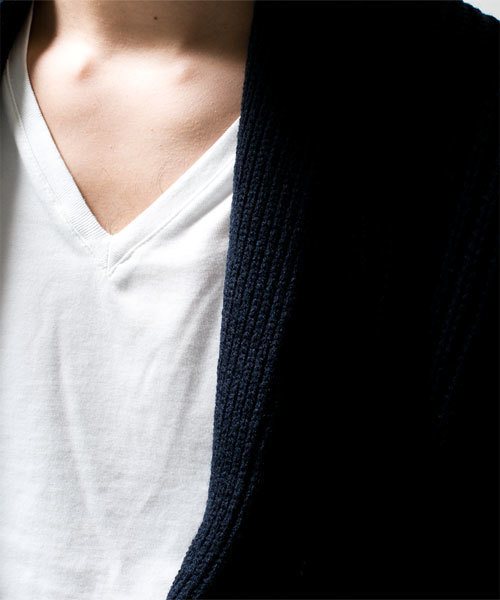 NANO universe（ナノユニバース）の「AKM×nano・universe/ Shawl-CollarCardigan（カーディガン/ボレロ・メンズ・ブラック/ダークグレー/ライトグレー/ダークブラウン/ベージュ/ダークグリーン/ブルー/ネイビー・SMALL/MEDIUM/LARGE/X-LARGE）」の17枚目の写真