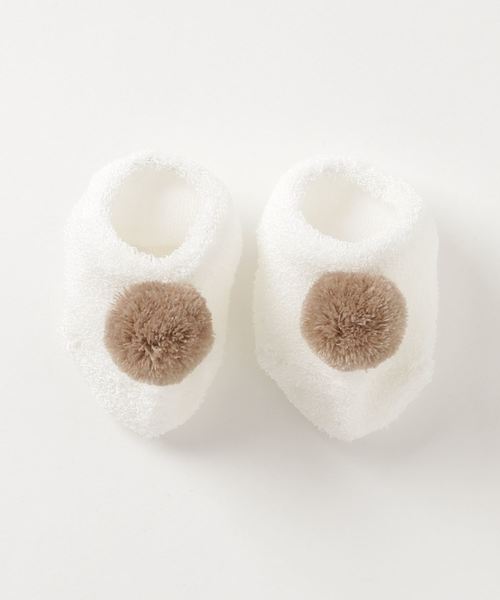 MR（まる）の「[9-12cm]ベビーソックス(日本製)（ソックス/靴下・キッズ・ピンク/ブルー/ホワイト・XXS）」の2枚目の写真