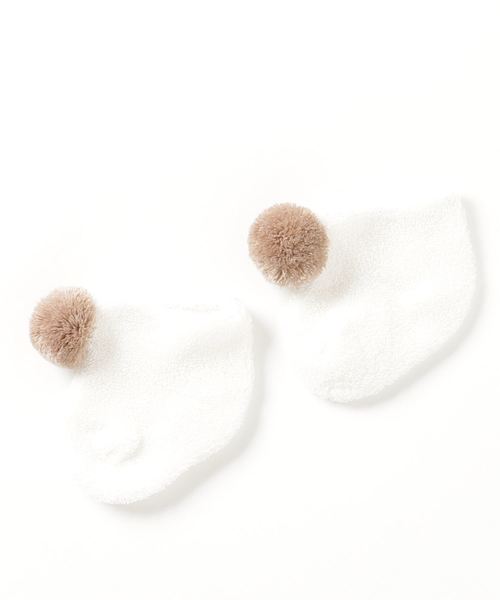 MR（まる）の「[9-12cm]ベビーソックス(日本製)（ソックス/靴下・キッズ・ピンク/ブルー/ホワイト・XXS）」の4枚目の写真