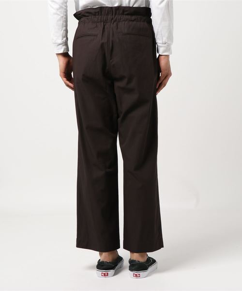 MAISON SPECIAL(メゾンスペシャル)の「ナイロンドライツイルパジャマパンツ 【MAISON SPECIAL/メゾンスペシャル】(チノパンツ・メンズ・ブラック/ダークブラウン・44/46/48)」の19枚目の写真